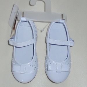 Gymboree Toddler Girls White Mary Jane Shoes 6 NEW